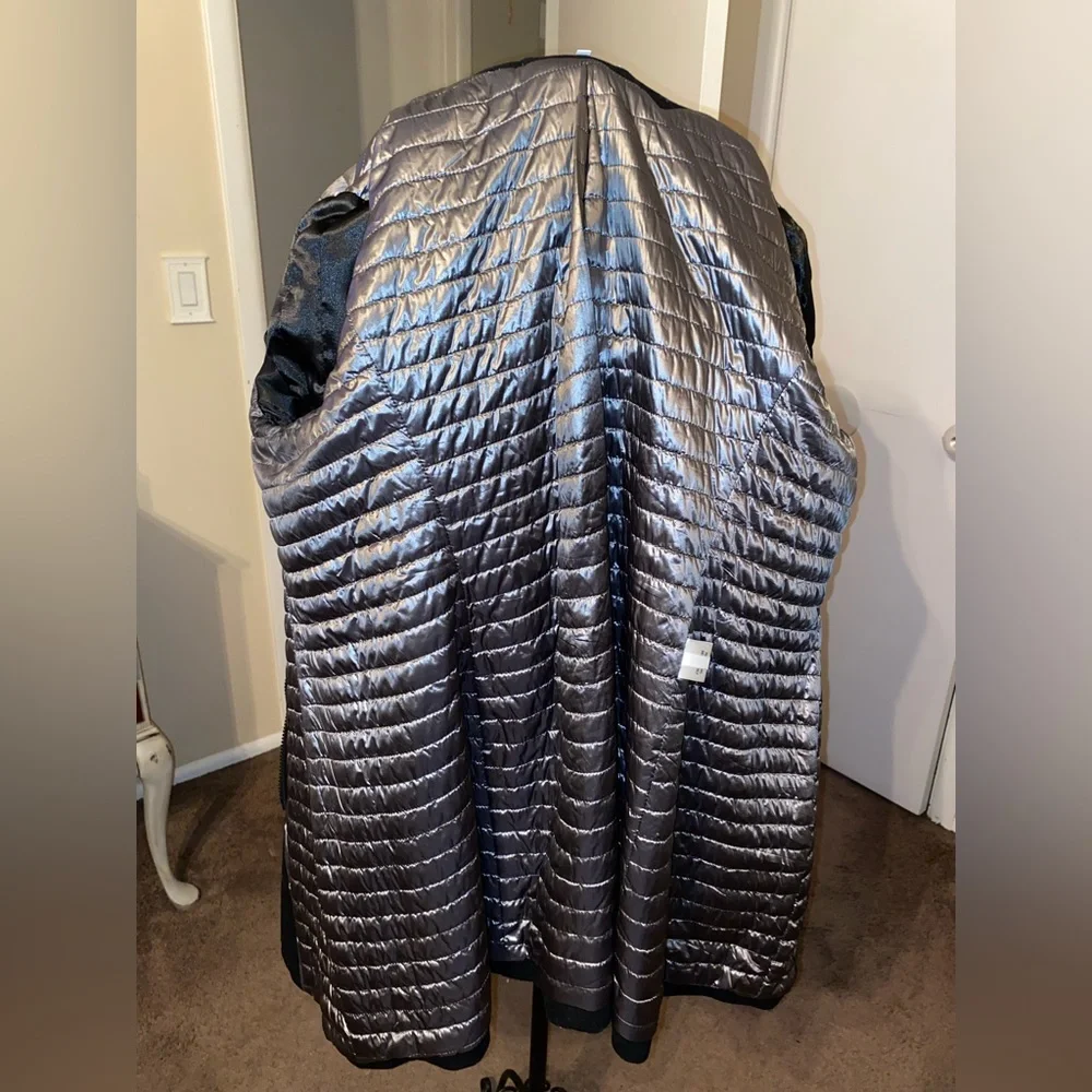 Calvin Klein Asymmetric wool coat - Picture 9 of 11